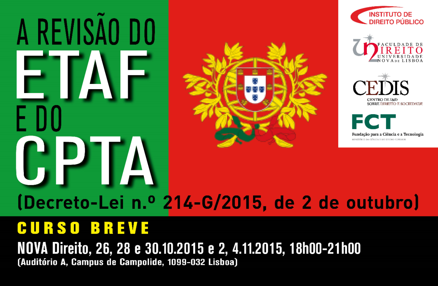Curso Breve A Revisão do ETAF e do CPTA
